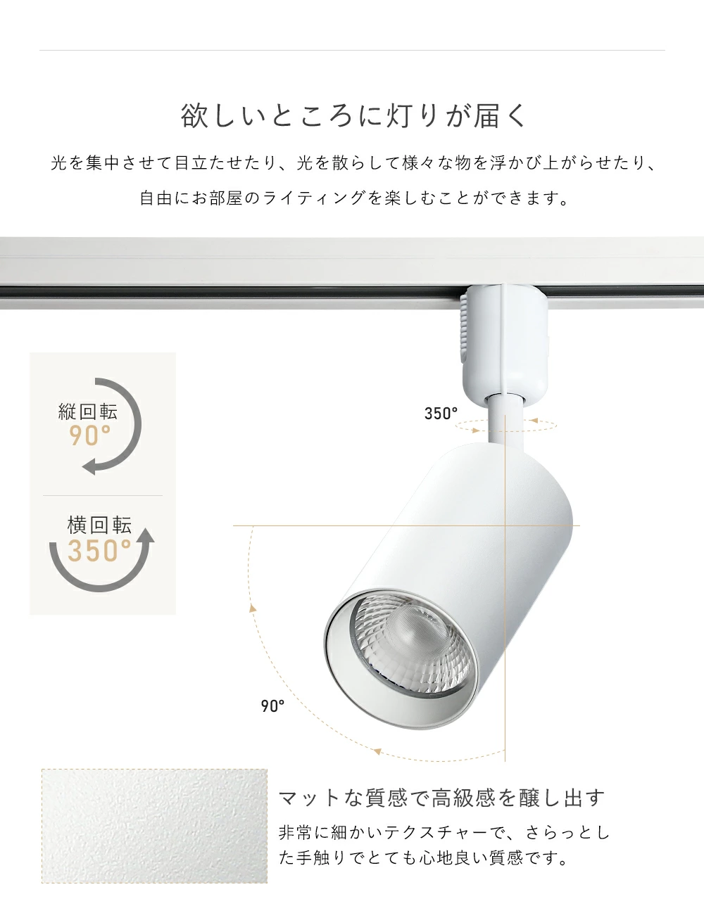 Spotlight | 一体型 スポットライト【GT-GD-9WCT】