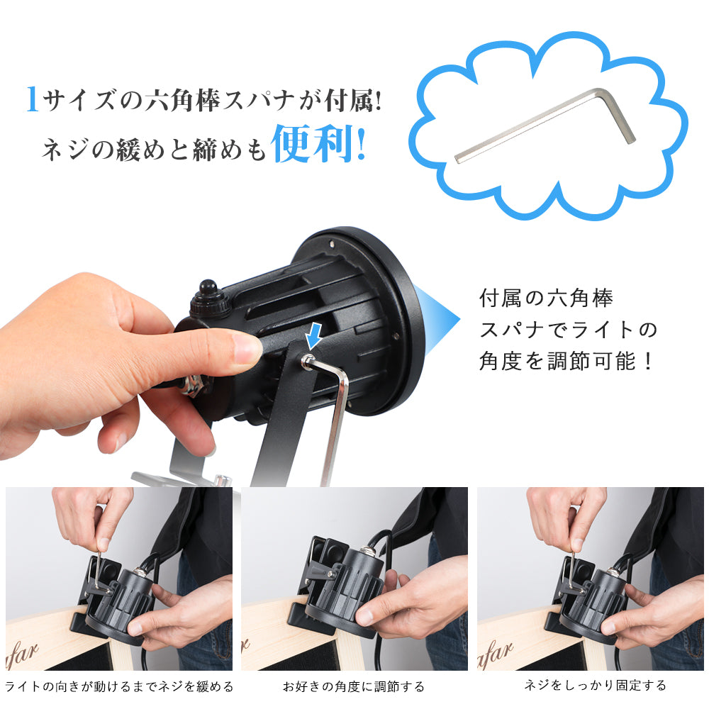 クリップライト 防水型【GT-TD-CD10】