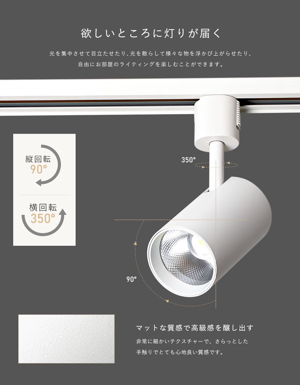 【GT-GD-15】LEDスポットライト 電球色 昼白色 100W相当 1180LM 器具一体型