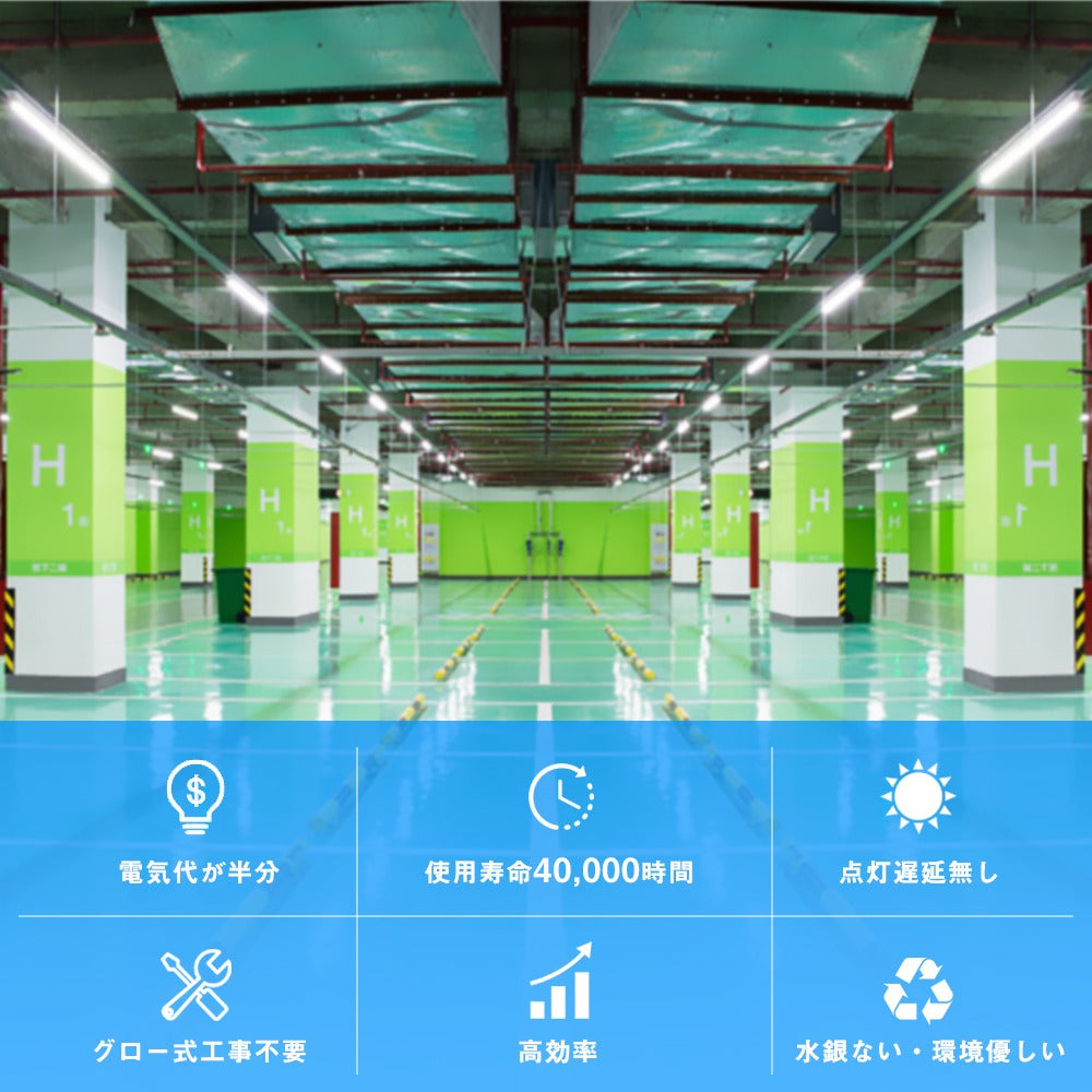 【GT-RGD-10W58】20W型 LED蛍光灯 直管蛍光灯 口金G13 58cm 昼光色 電球色 グロー式