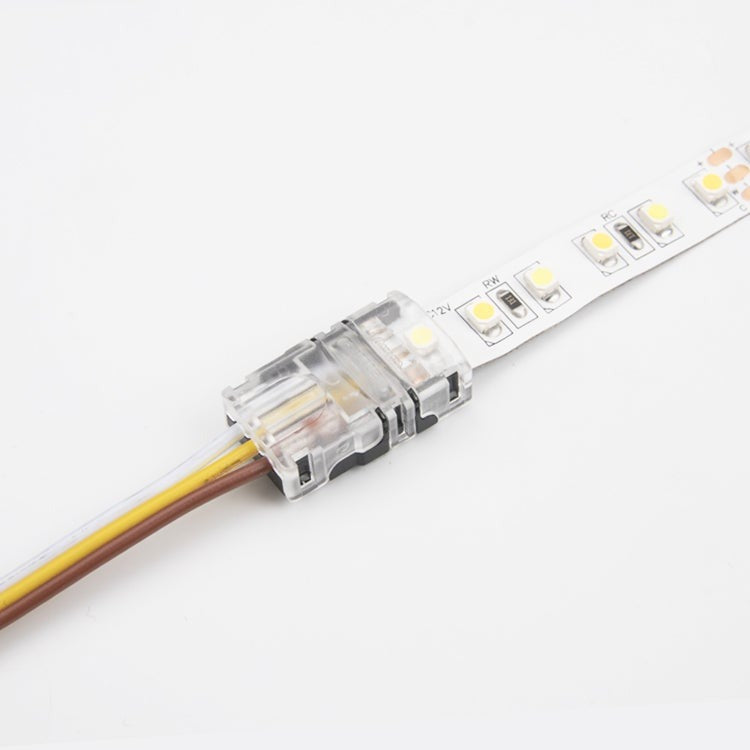 【GT-3528CTSE-XB】2ヶセット LEDテープライト用 SMD3528 調光調色テープライト用 延長コネクタ 幅10mm 半田付け不要 差込み式 LEDテープ 延長コネクター 簡単接続コネクター
