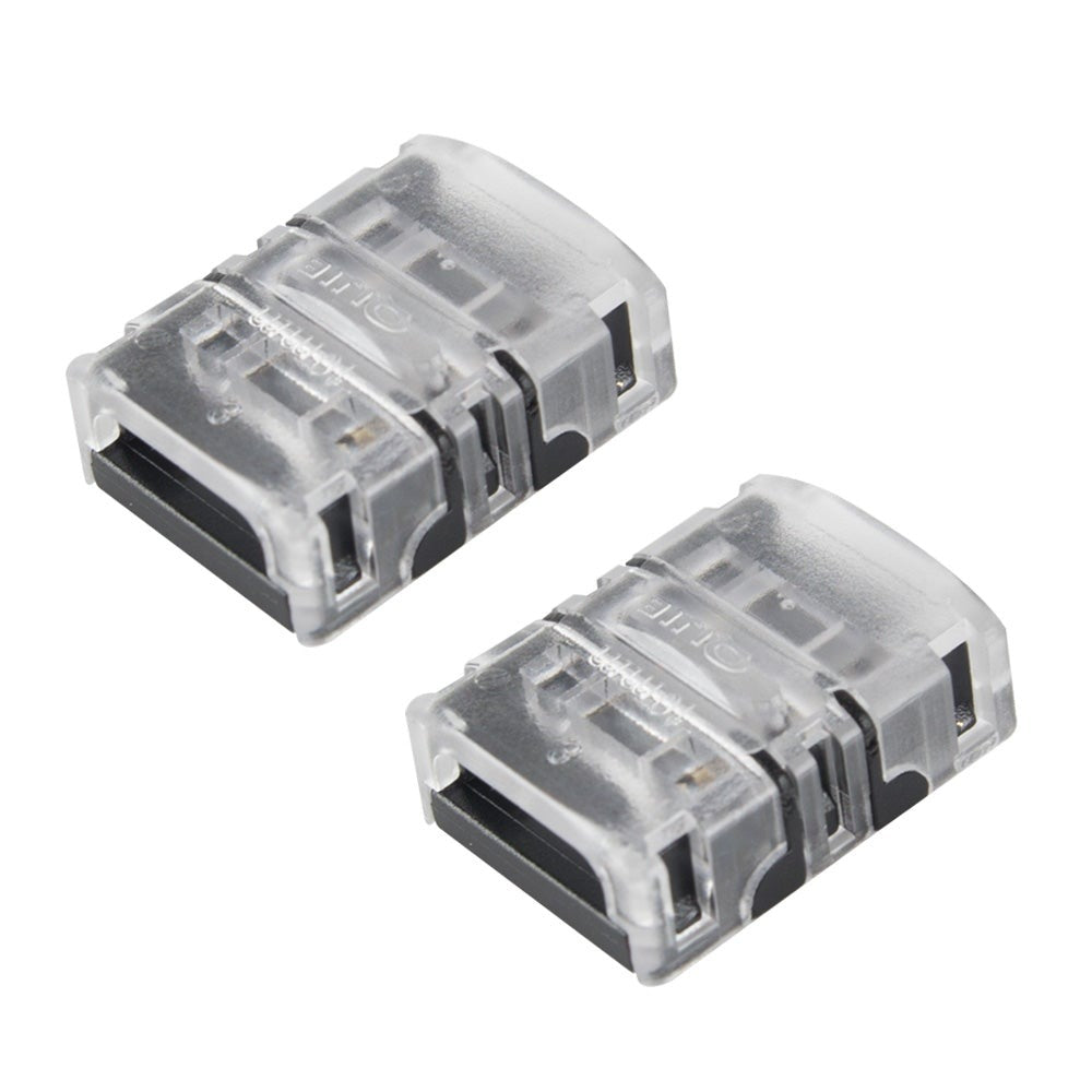 【GT-5050SE-BB】2ヶセット LEDテープライト用 連結コネクタ 単色SMD5050/2835用 2pin 幅10mm 半田付け不要 差込み式 LEDテープ