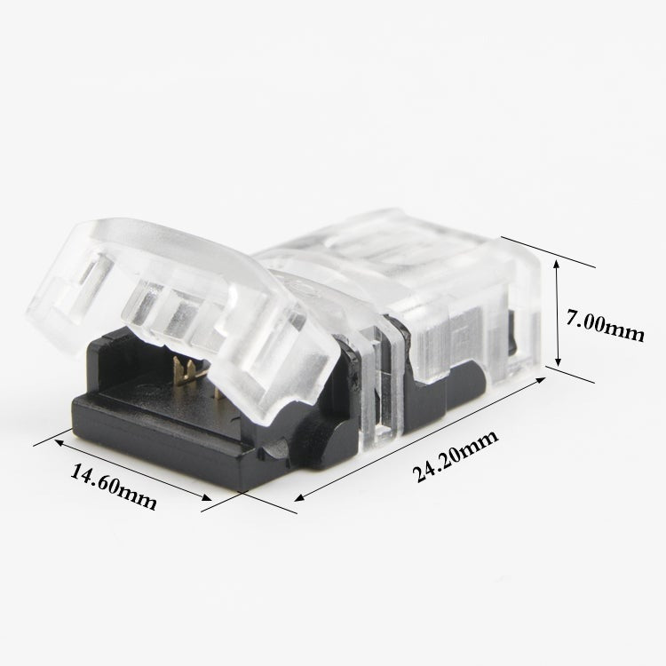 【GT-3528CTSE-XB】2ヶセット LEDテープライト用 SMD3528 調光調色テープライト用 延長コネクタ 幅10mm 半田付け不要 差込み式 LEDテープ 延長コネクター 簡単接続コネクター