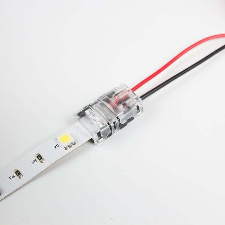 【GT-5050-YC】LEDテープライト 単色SMD5050/2835非防水用 延長ケーブル 差込み式 連結コネクター 延長用コネクター 簡単接続コネクター 半田付け不要 導線タイプ