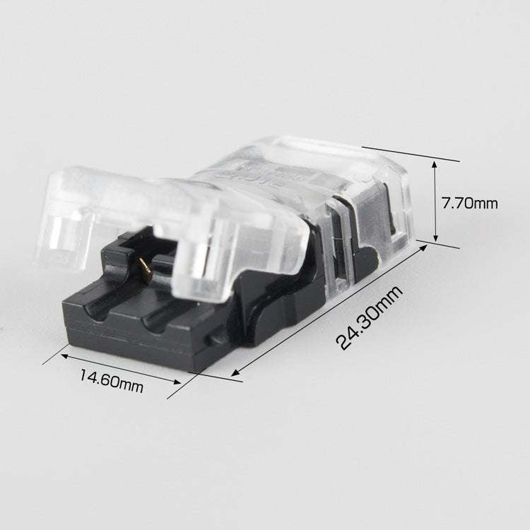 【GT-5050-YC】LEDテープライト 単色SMD5050/2835非防水用 延長ケーブル 差込み式 連結コネクター 延長用コネクター 簡単接続コネクター 半田付け不要 導線タイプ