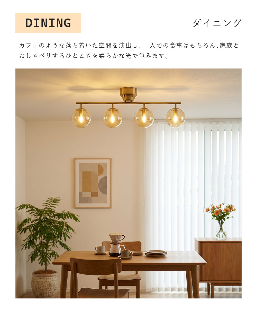 Ceiling Light | シーリングライト 6灯 4灯【GT-DJ008】