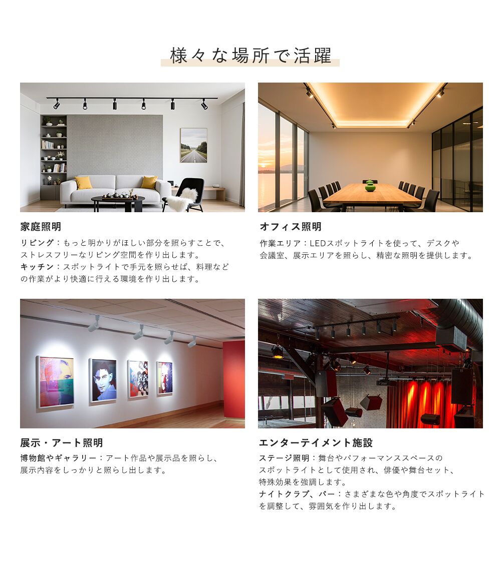 【GT-GD-15】LEDスポットライト 電球色 昼白色  100W相当 1180LM 器具一体型