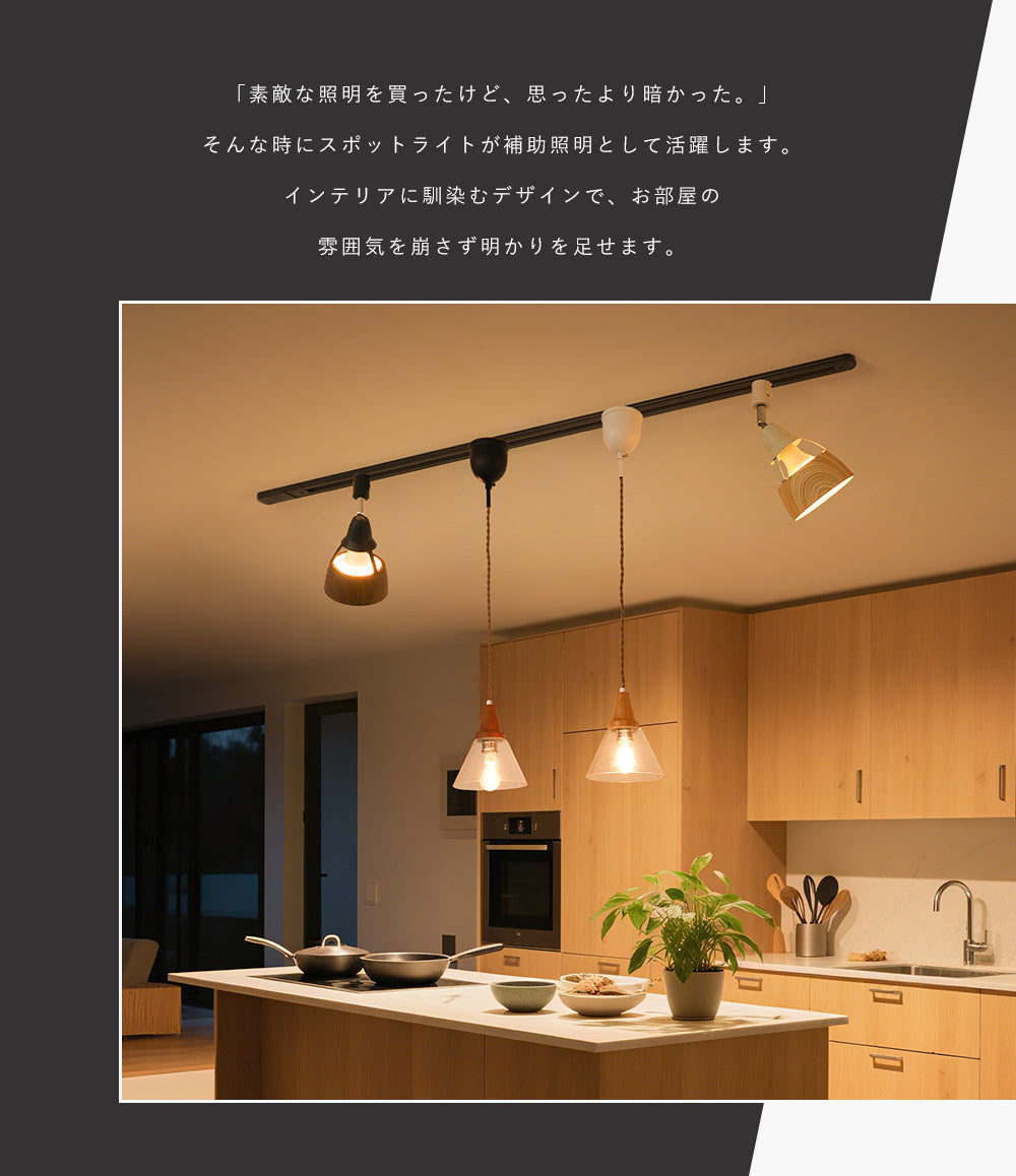 【GT-SETGD-E26D-9WT-2】ダクトレール用スポットライト E26 調光調色 LED電球付き 配線ダクトレール用 スポットライト 1灯 60W形相当 リモコン操作