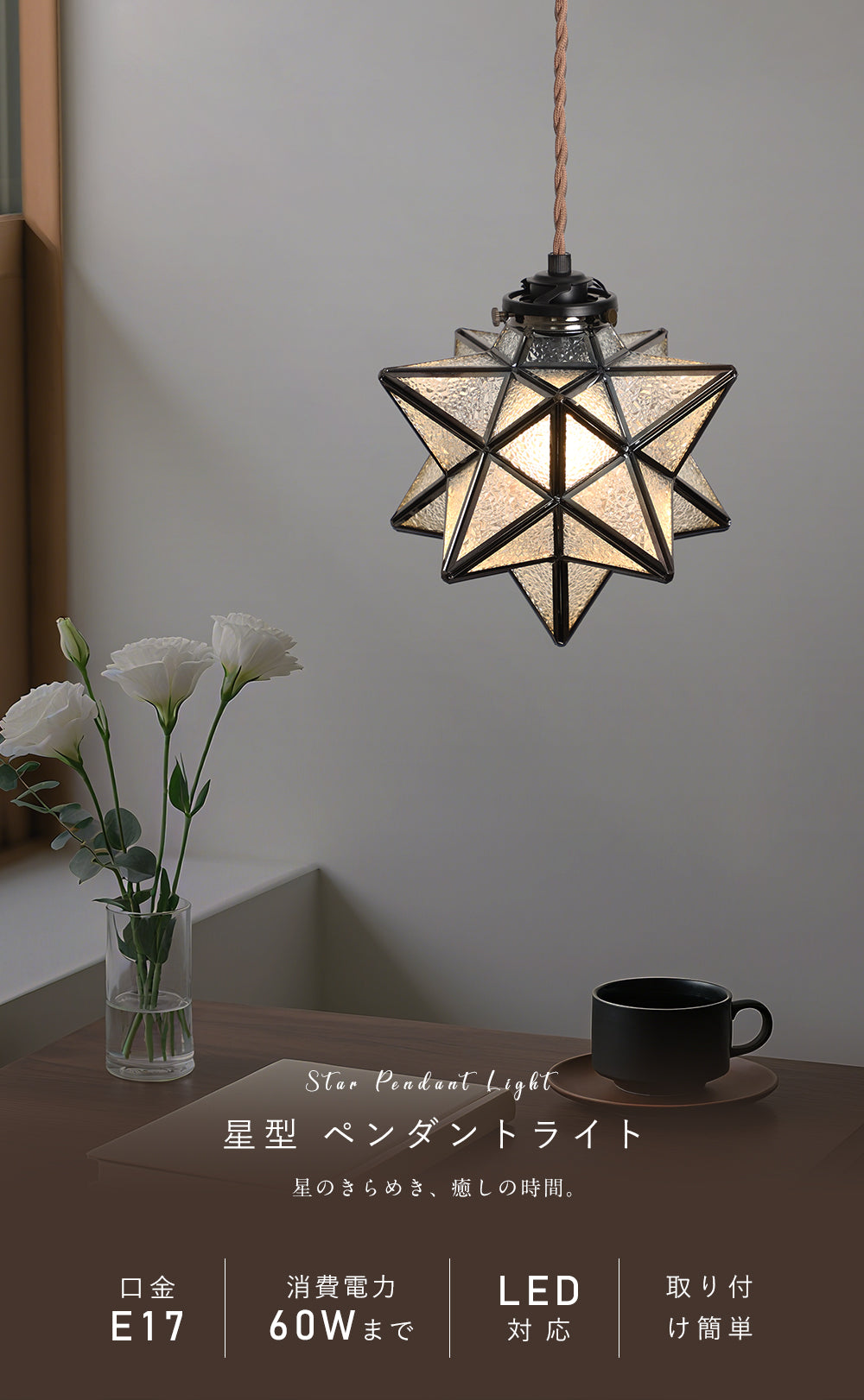 Pendant Light | ペンダントライト/シーリングライト 1灯【GT-DJ005】