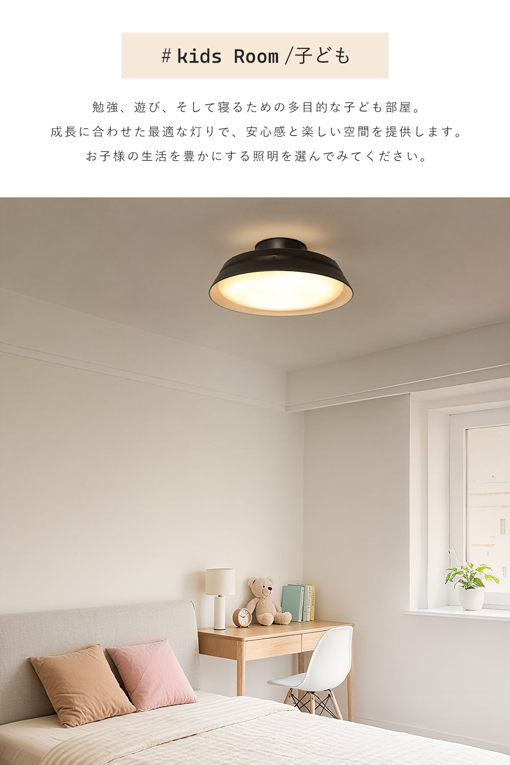 Ceiling Light | 一体型シーリングライト 1灯【GT-DOWN-55WCT】