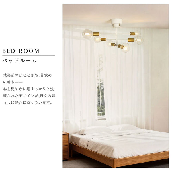 Ceiling Light | シーリングライト 6灯 回転アームタイプ【DJA6】