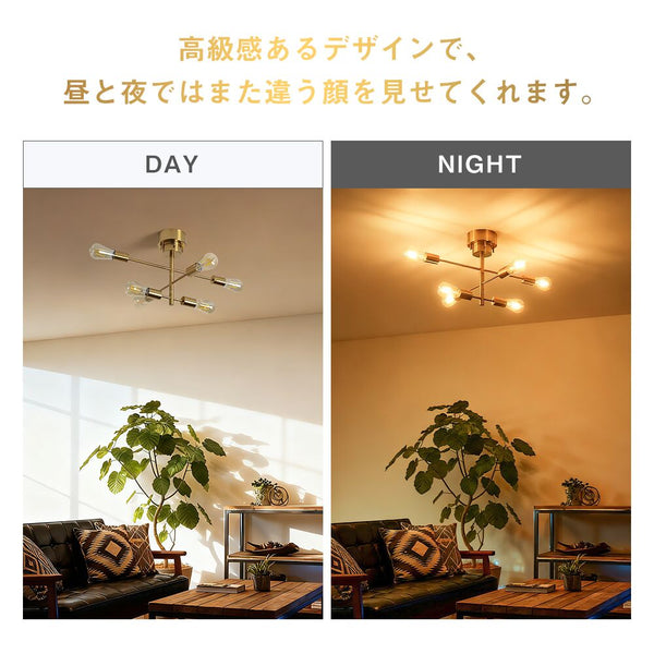 Ceiling Light | シーリングライト 6灯 回転アームタイプ【DJA6】