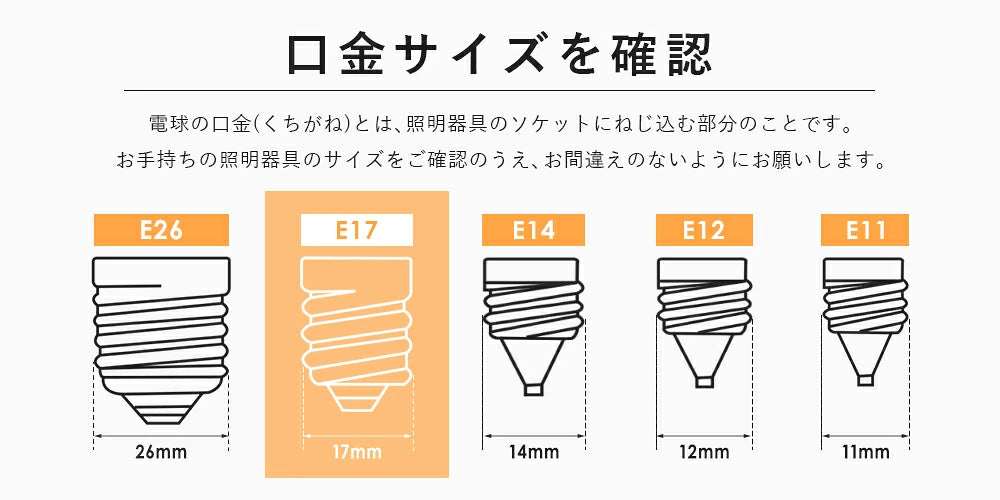 LEDシャンデリア電球 40W形 60W形 E17 電球色【SETC35】