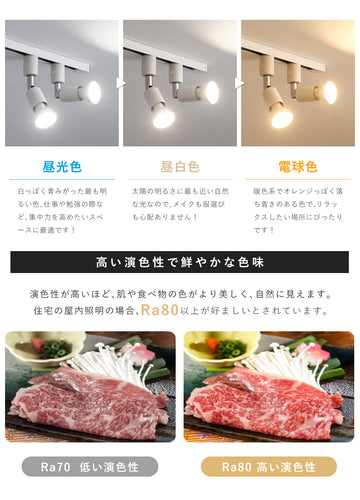 共同照明】スポットライト E11 LED電球付き 60W形 ダクトレール用