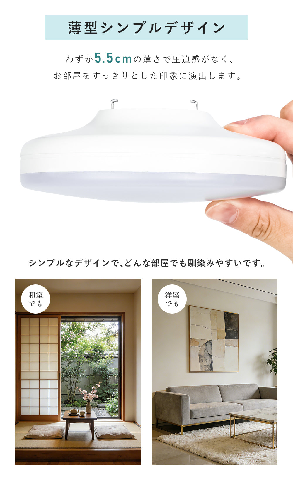 Ceiling Light | 一体型シーリングライト 1灯【GT-DOWN-10】