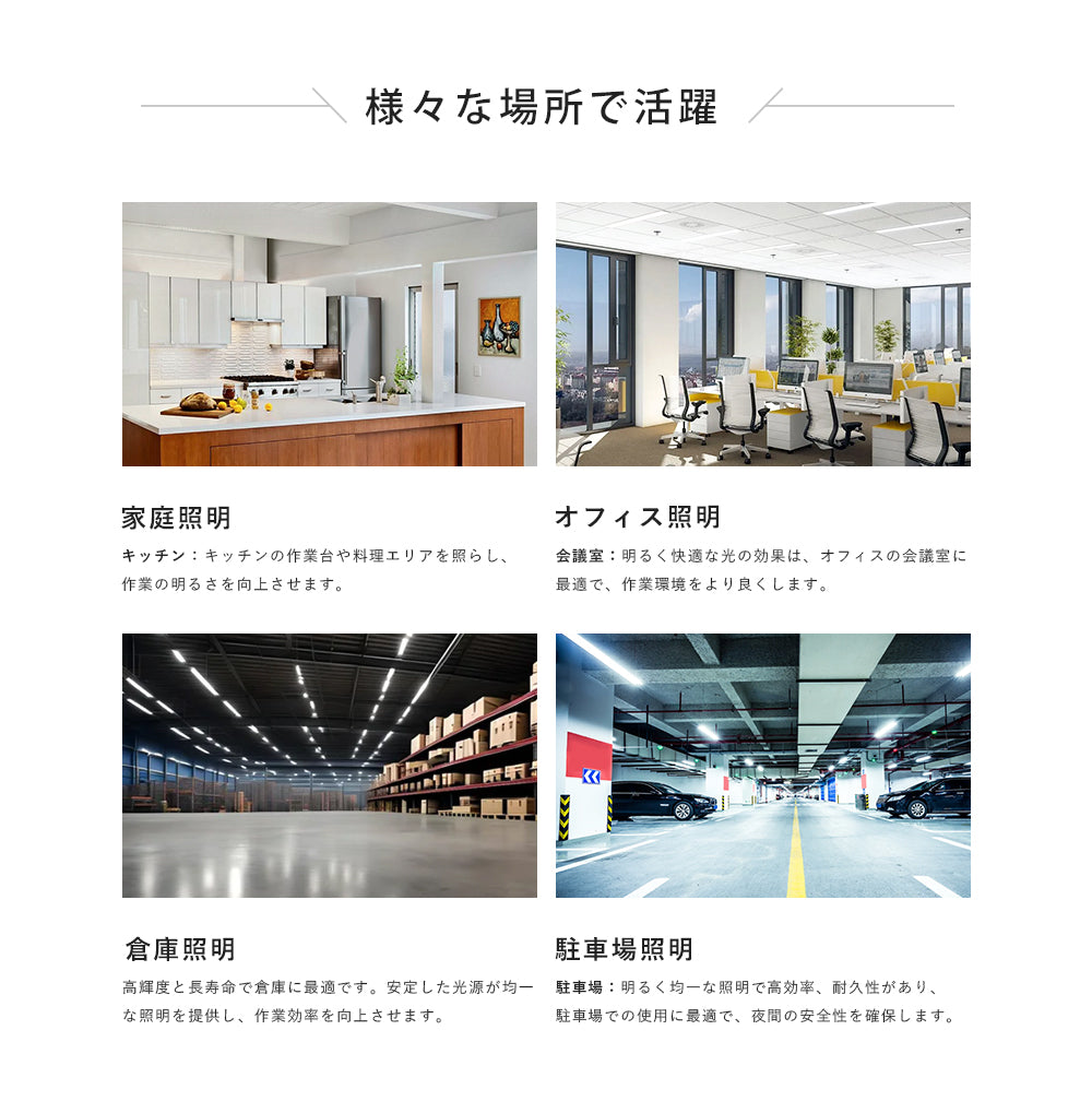 【35WN1】逆富士型 LEDベースライト 40W形 2灯相当 昼白色 昼光色 5500lm 直管LED 器具一体型 