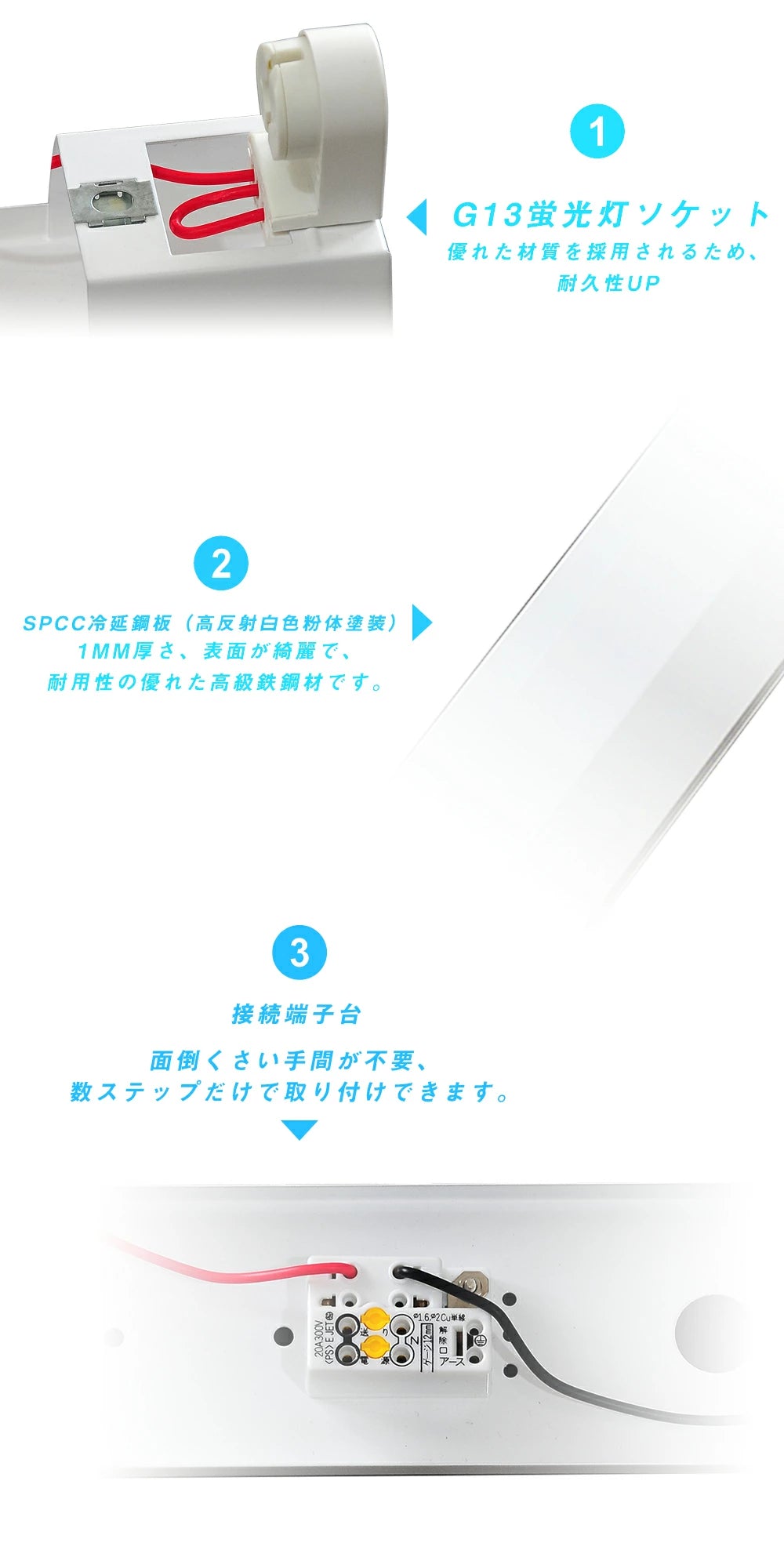 トラフ/逆富士型1灯式器具 40W形【RGD120CM-1】