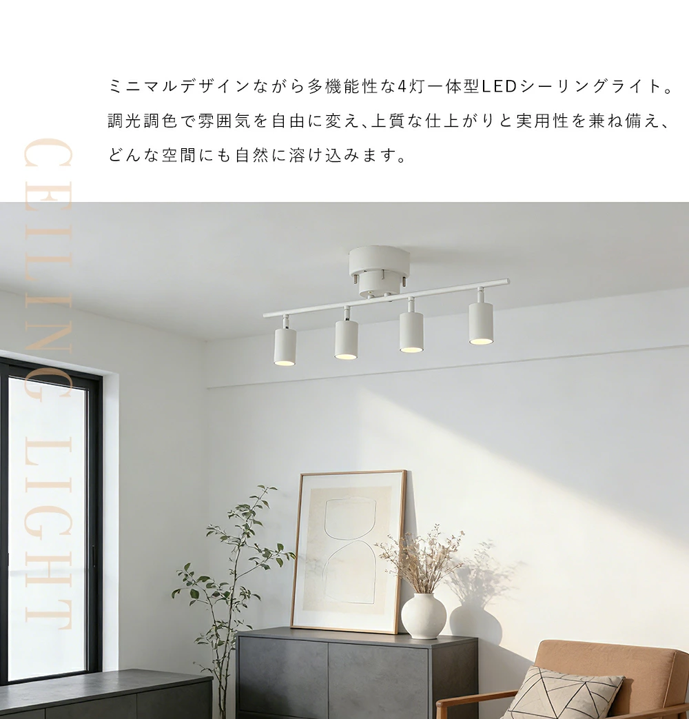 Ceiling Light | シーリングライト 4灯【GT-DJ009】