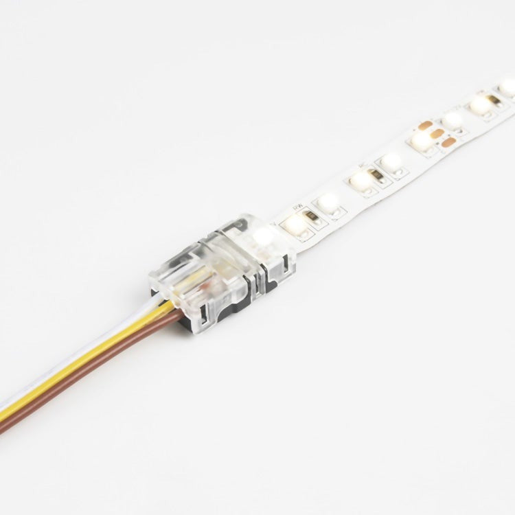 【GT-3528CT-Y】LEDテープライト 調光調色用 SMD3528 コネクタケーブル 延長ケーブル18cm 半田付け不要 簡単接続コネクター 差込み式【3線片側ケーブル】