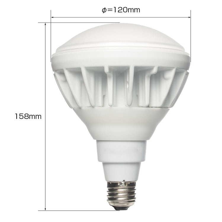 共同照明】LEDビーム電球 バラストレス水銀灯 150W形相当 E26 18W 昼白色 2520lm
