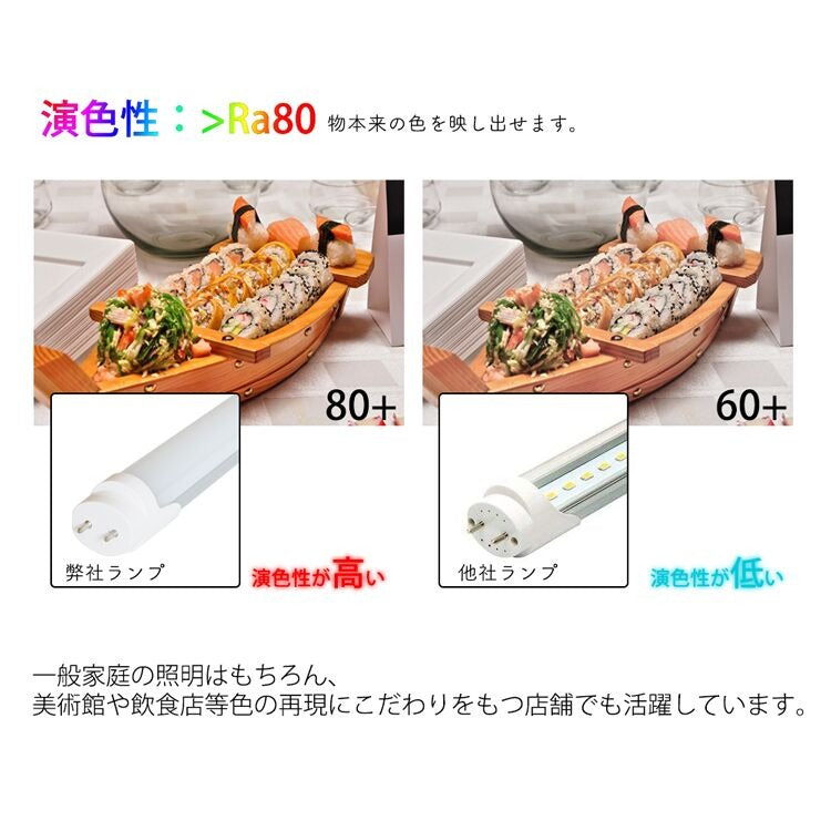 共同照明】LED蛍光灯 40W形 直管トラフ40W型1灯式 蛍光灯器具セット