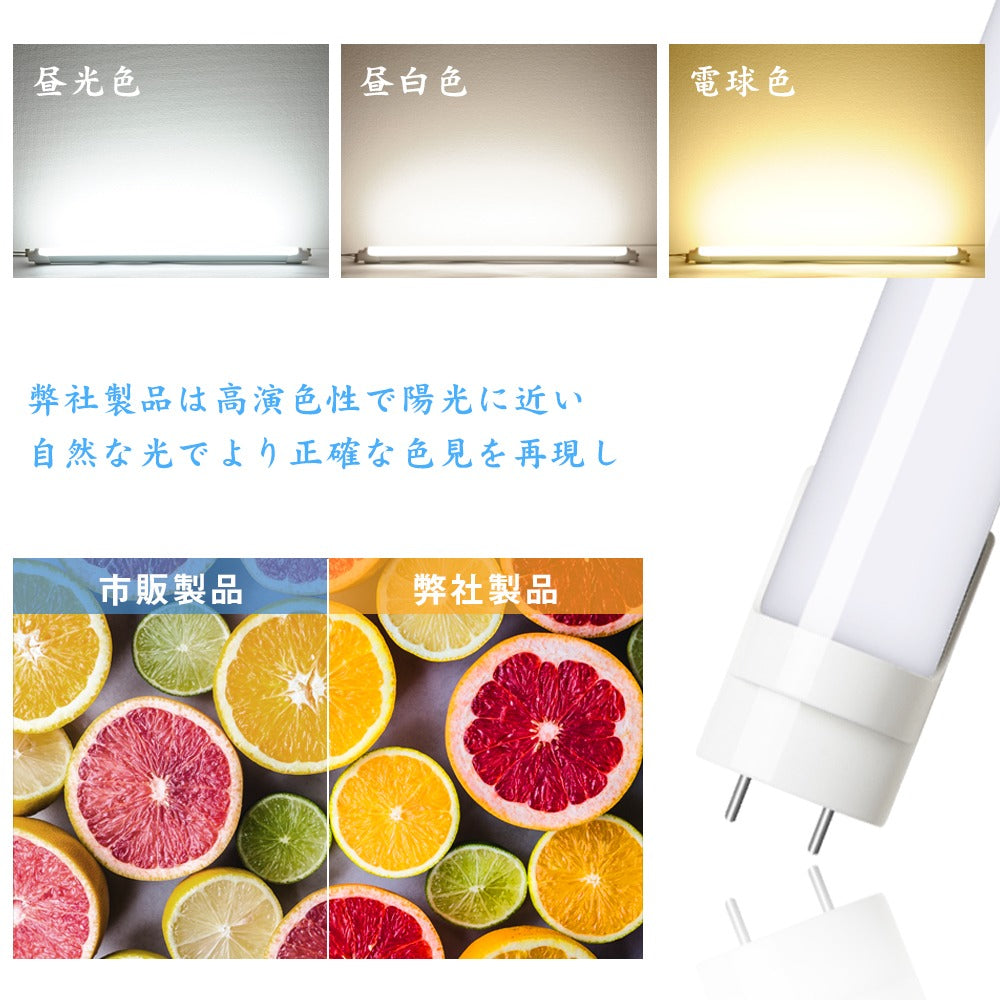 【20本】LEDベースライト 40W 120cm  昼白色