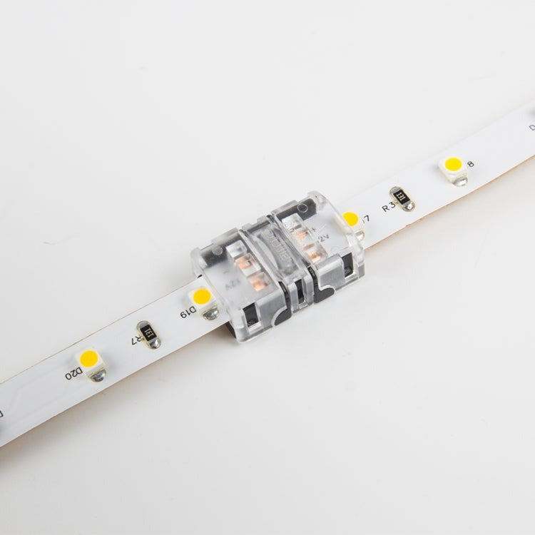 【GT-3528SE-BB】2ヶセット LEDテープライト用 連結コネクタ 単色SMD3528 2pin 幅8mm 半田付け不要 差込み式 LEDテープ