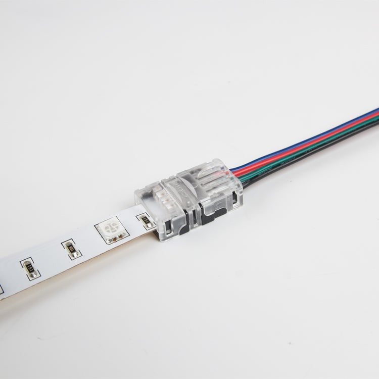 【GT-5050RGB-YC】LEDテープライト 5050RGB用 延長ケーブル 差込み式 連結コネクター 延長用コネクター 簡単接続コネクター 半田付け不要 導線タイプ