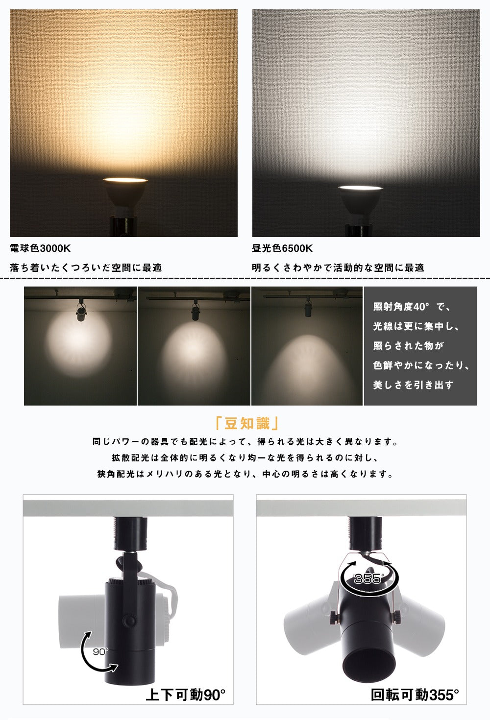 共同照明】50W形 LEDスポットライト E11 ハロゲンランプ 電球色 昼光色